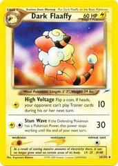Dark Flaaffy Pokemon Uncommon 34 Neo Destiny
