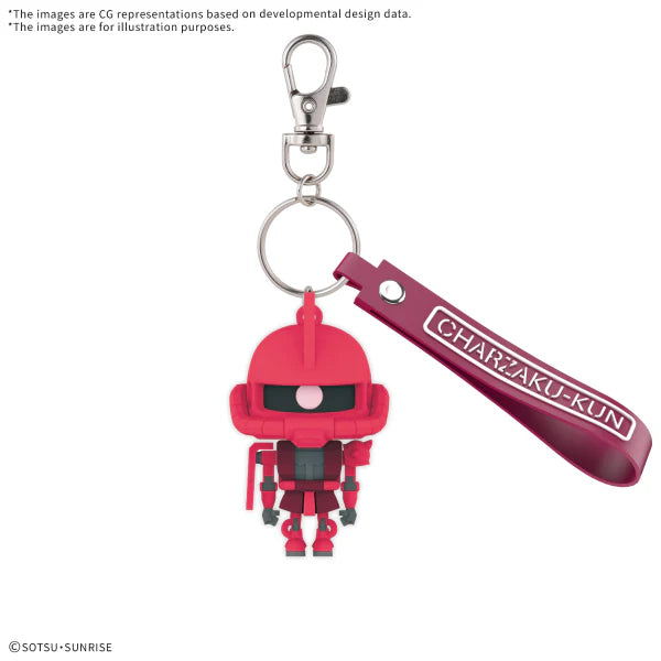 Gunpla-kun Series - 3D Rubber Mascot Keychain