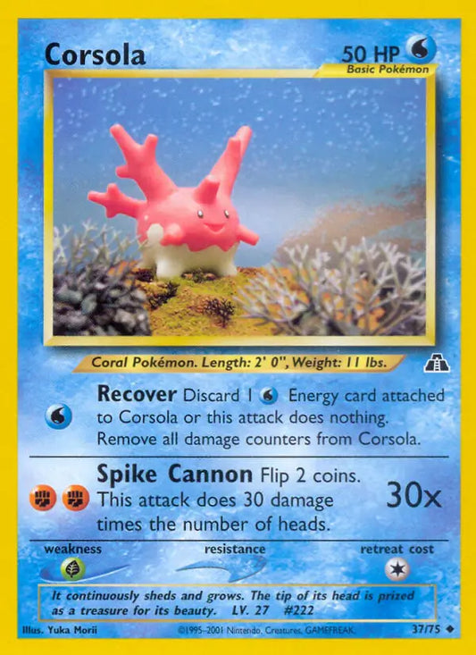 Corsola Neo Discovery Uncommon 37