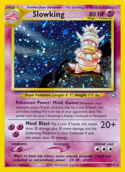 Slowking Neo Genesis Holo Rare 14