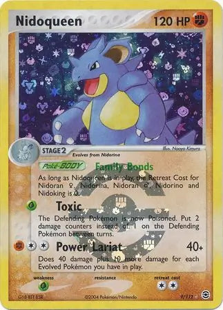 Nidoqueen EX FireRed & LeafGreen 9 [Reverse Holo]