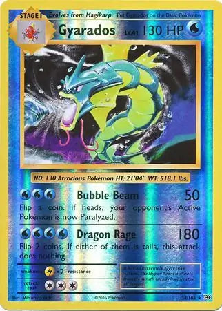 Gyarados Evolutions Holo Rare 34/108 [Reverse Holo]