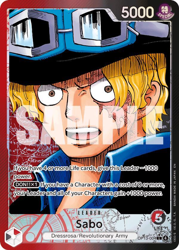 Sabo (004) (Alternate Art) - Carrying On His Will (OP13)