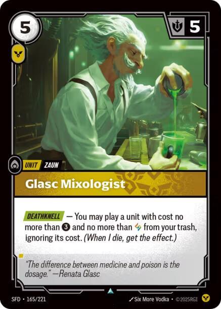 Glasc Mixologist Spiritforged Uncommon • 165/221 Normal