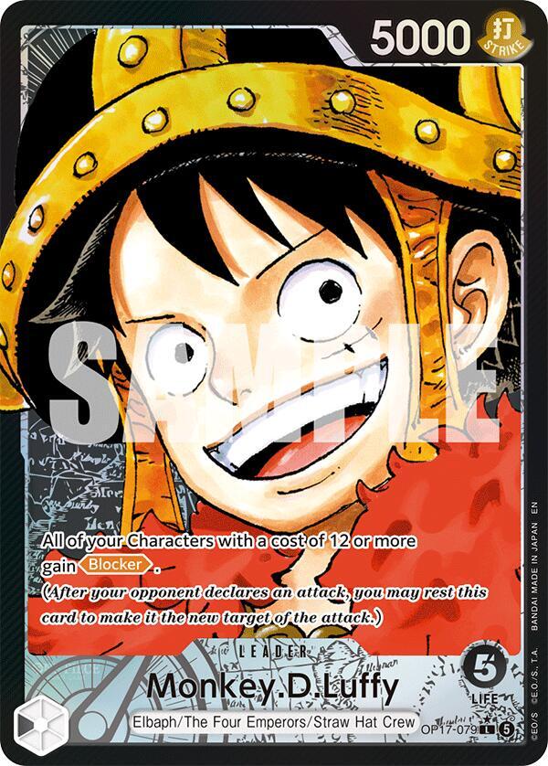 Monkey.D.Luffy (Alternate Art) The World's Strongest Warriors L OP17-079