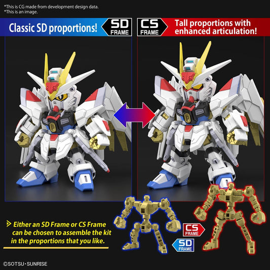 BANDAI HOBBY SD Gundam Cross Silhouette Mighty Strike Freedom Gundam