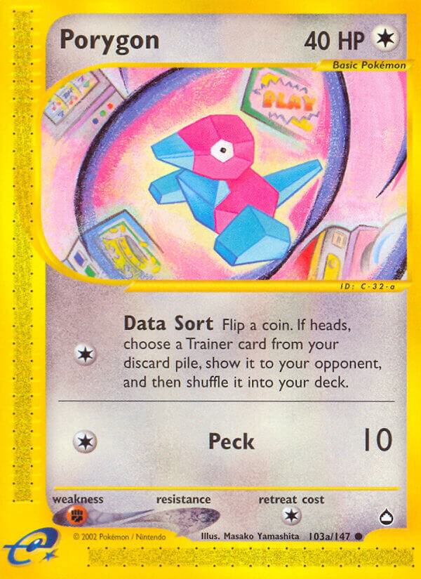 Porygon (103a) Aquapolis Common 103a