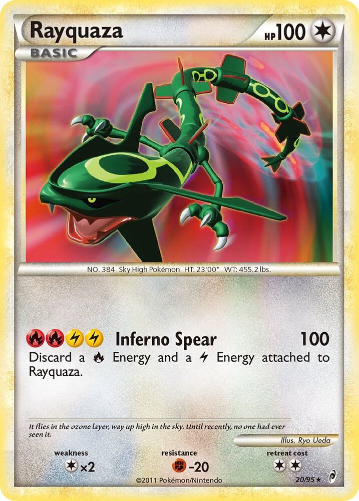 Rayquaza Call of Legends Holo Rare 20 [Reverse Holo]