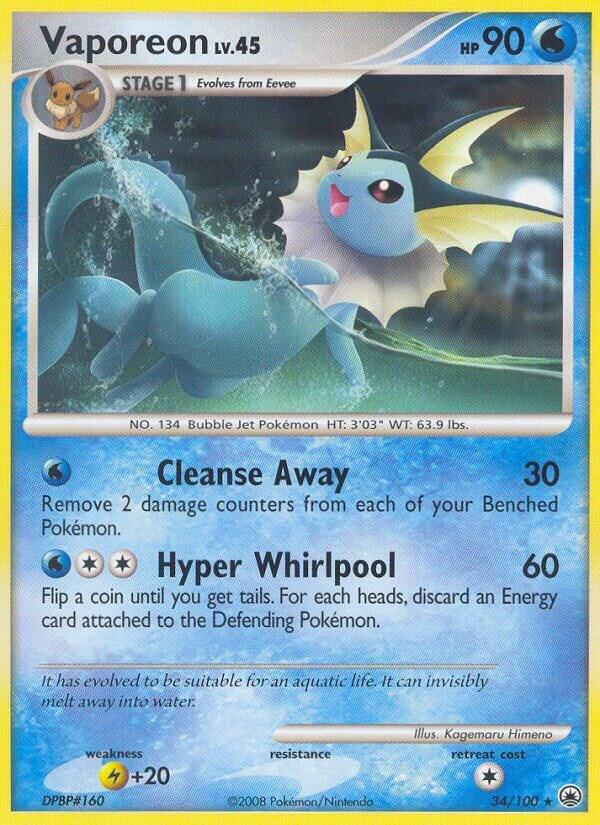 Vaporeon - Majestic Dawn (MD) [Reverse Holo]