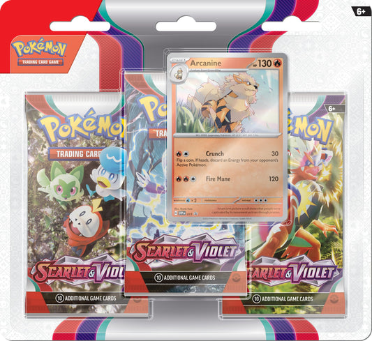 Pokemon TCG: Scarlet and violet sv1 base 3 pack blister (Random promo card)