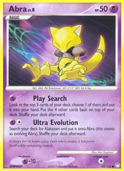Abra Mysterious Treasures Common 69