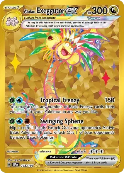 Alolan Exeggutor ex (248/191) Surging Sparks