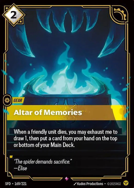 Altar of Memories Spiritforged Rare • 169/221 Foil