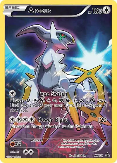 Arceus Pokemon XY116 XY Promos