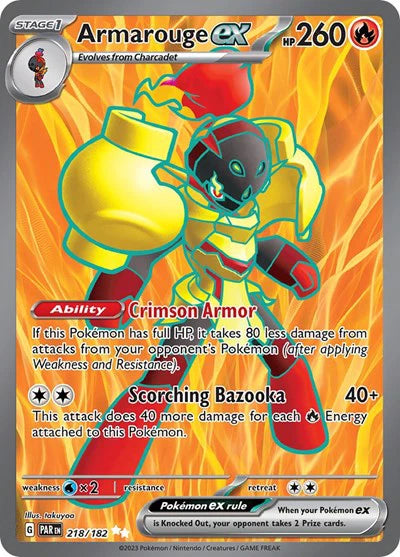 Armarouge ex (218/182) Paradox Rift - Near mint (NM)