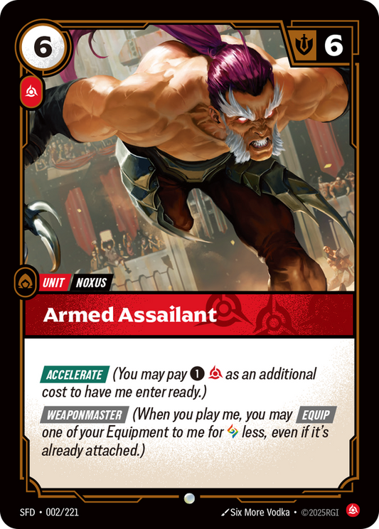 Armed Assailant SFD-002/221 spiriforged