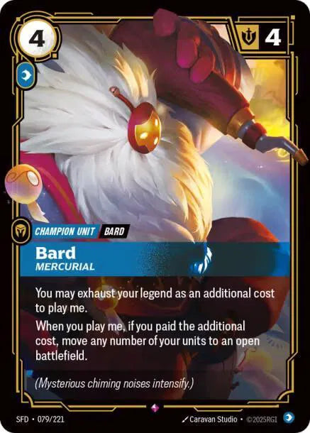 Bard - Mercurial Spiritforged Rare • 079/221 Foil