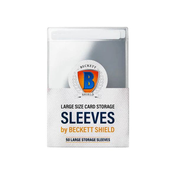 Beckett Shield - Storage Sleeves 50ct - Thick Semi-Rigid Card Holder