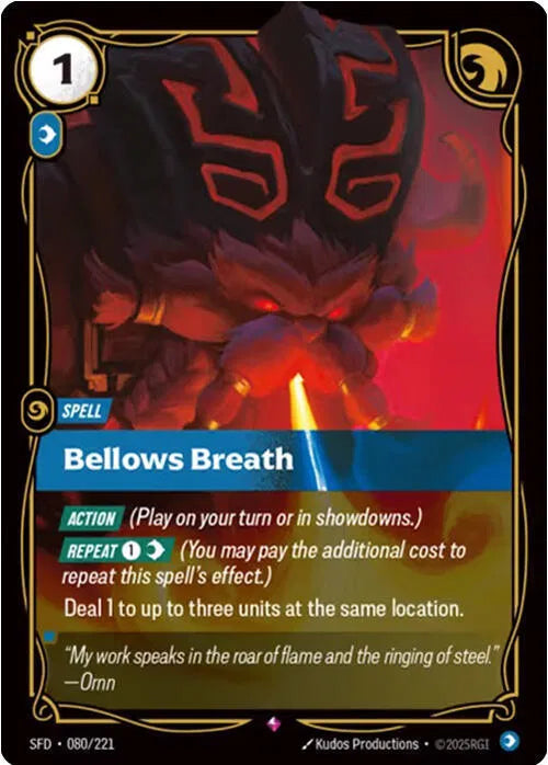 Bellows Breath Spiritforged Rare • 080/221 Foil