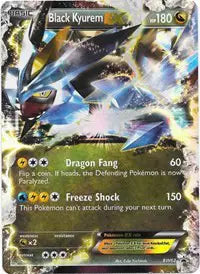 Black Kyurem EX Holo Rare BW62