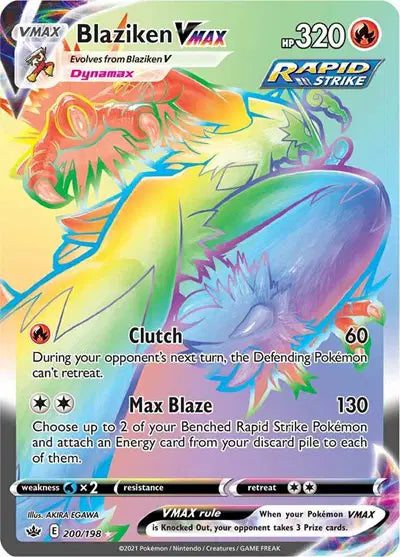 Blaziken VMAX (Secret)  200/198 Chilling Reign