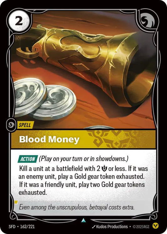 Blood Money Spiritforged Uncommon • 162/221 Normal