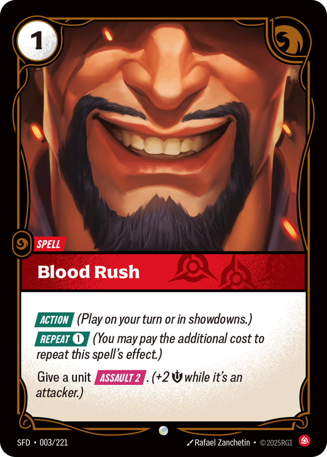 Blood Rush SFD-003/221
