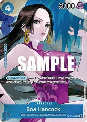 Boa Hancock (Box Topper)(OP02-059) Paramount War
