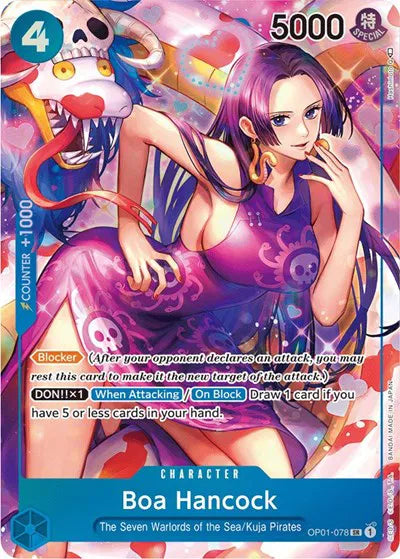 Boa Hancock (OP01-078) (Parallel) Romance Dawn - Near mint-mint (NM-MT)