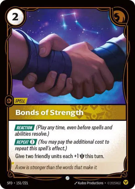 Bonds of Strength Spiritforged Uncommon • 151/221 Normal