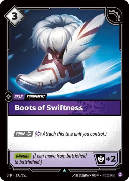 Boots of Swiftness Spiritforged Uncommon • 133/221 Normal