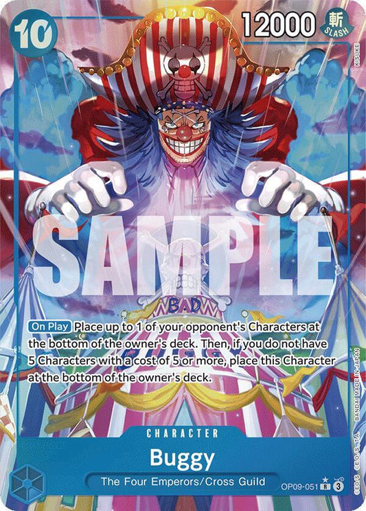 Buggy (OP09-051) (Alternate Art) Emperors in the New World