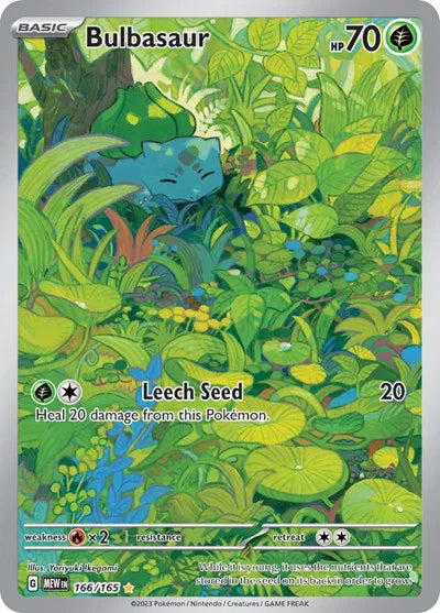 Bulbasaur Illustration Rare 166/165 SV: 151