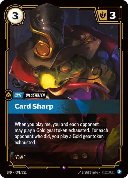 Card Sharp Spiritforged Rare • 081/221 Foil