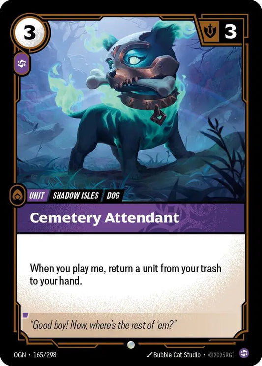 Cemetery Attendant - Common (165/298) Riftbound Origins