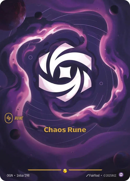 Chaos Rune (Alternate Art) Origins Showcase 166a 298