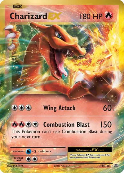 Charizard EX Ultra Rare 12 Evolutions - Near mint-mint (NM-MT)