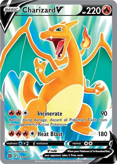 Charizard V (Full Art) Ultra Rare 153/172 Brilliant Stars