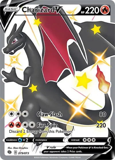 Charizard V (Secret) Secret Rare 79/73 Champion's Path