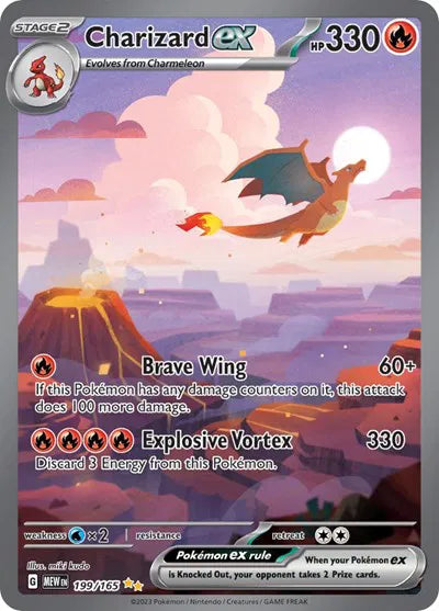 Charizard ex Special Illustration Rare 199/165 SV: 151