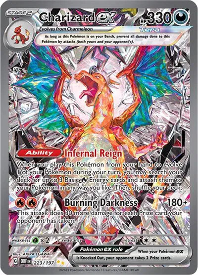 Charizard ex Special Illustration Rare 223/197 Obsidian Flames