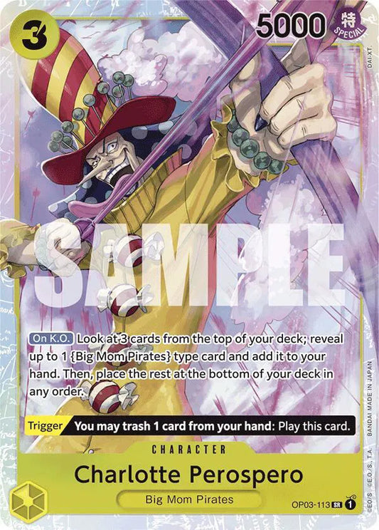 Charlotte Perospero (Reprint) (OP03-113) Premium Booster