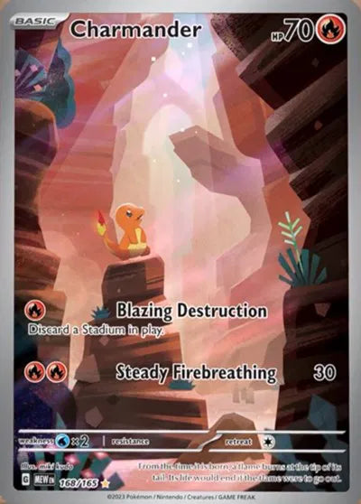 Charmander Illustration Rare 168/165 SV: 151