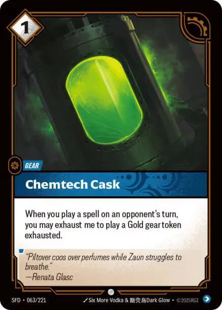 Chemtech Cask Spiritforged Common • 063/221 Normal
