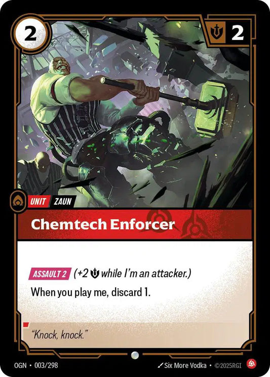Chemtech Enforcer - Common (3/298) Riftbound Origins