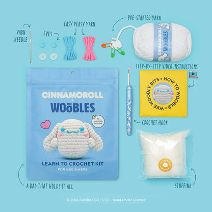 The Woobles: Cinnamoroll™  [Learn to Crochet Kit For Beginners]