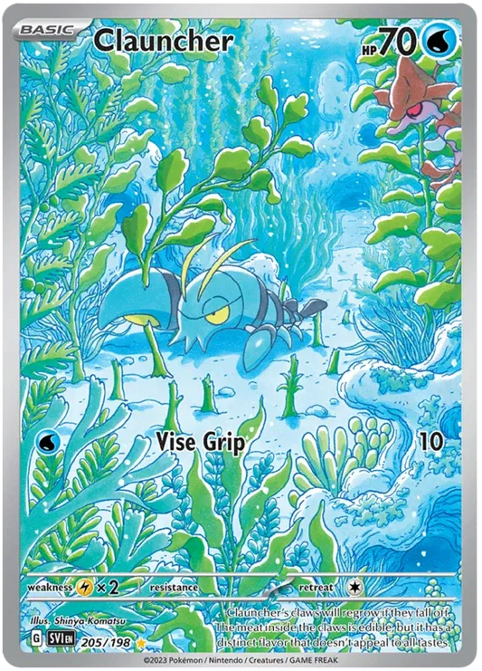 Clauncher Pokemon (205/198) Scarlet & Violet Base Set