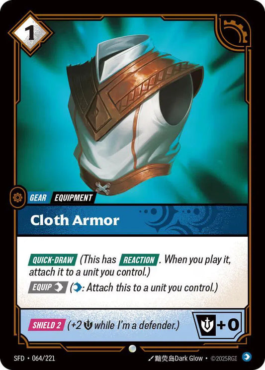 Cloth Armor Spiritforged Common • 064/221 Normal