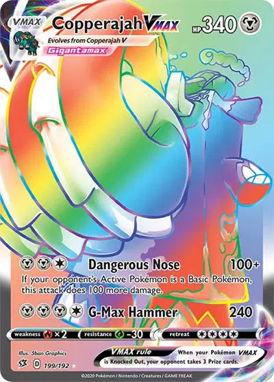 Copperajah VMAX Secret Rare 199/192 Rebel Clash