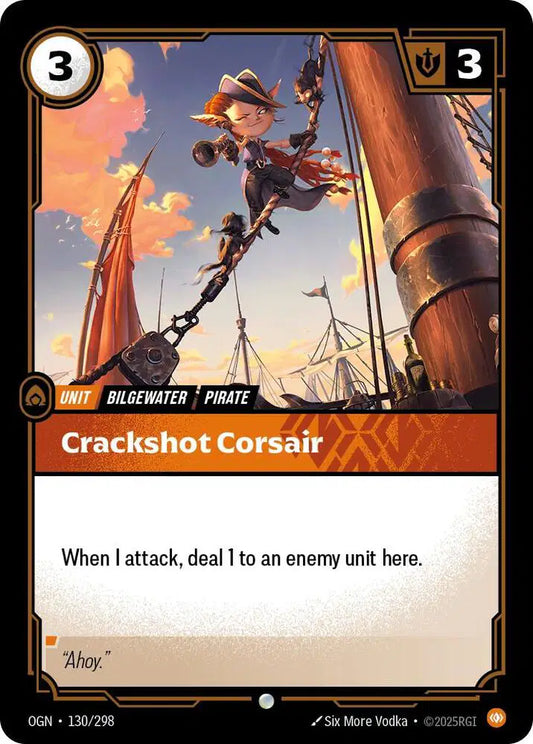 Crackshot Corsair - Common (130/298) Riftbound Origins